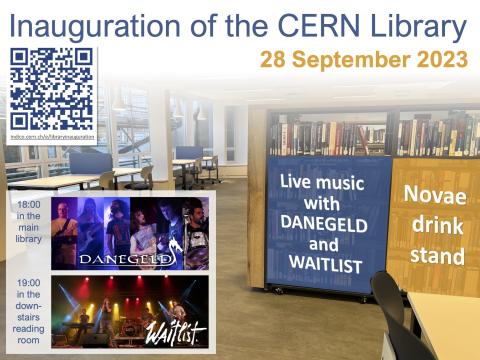 Inauguration of the CERN Library 28 September 2023